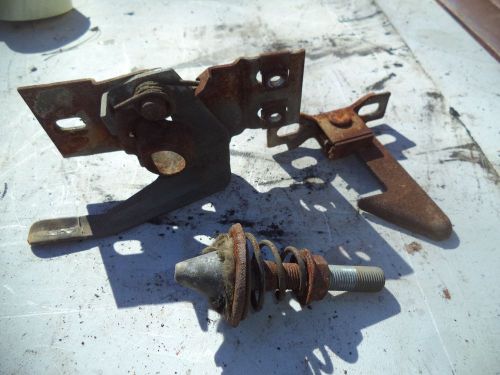 1962 62 ford fairlane 500 2 door sedan hood latch assembly