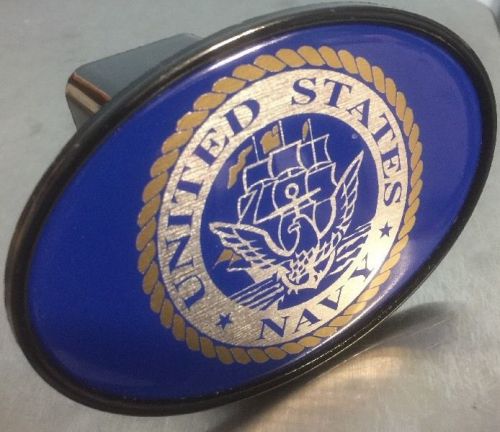 United states navy towing trailer hitch cover cap fits 2" receiver