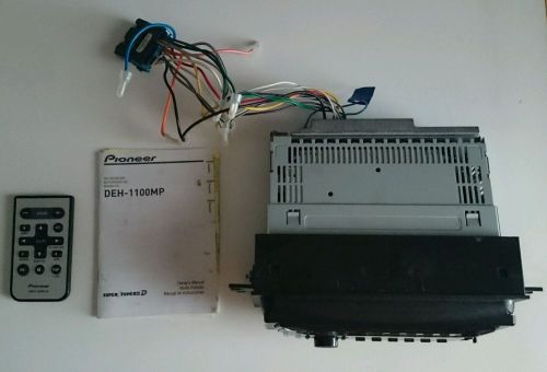 Pioneer deh-1100mp cd/mp3/wma/ receiver cd player radio car stereo