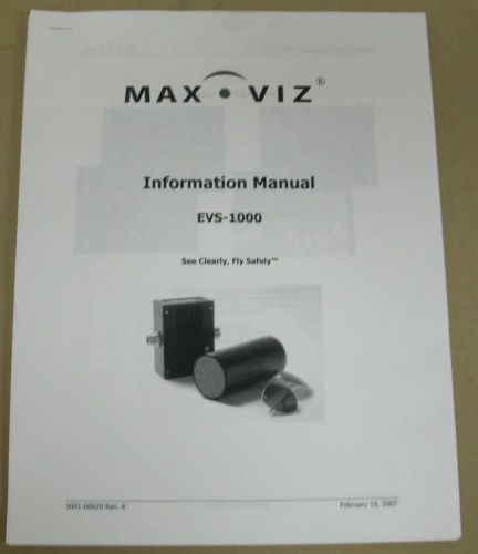 Max-viz information manual evs-100 - copy