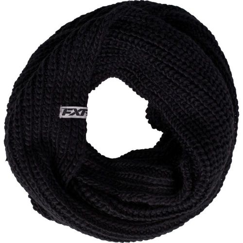 Fxr cozy womens infinity scarf black os