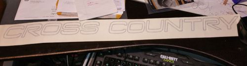 Volvo xc70 rear trunk lid cross country sticker 9483945