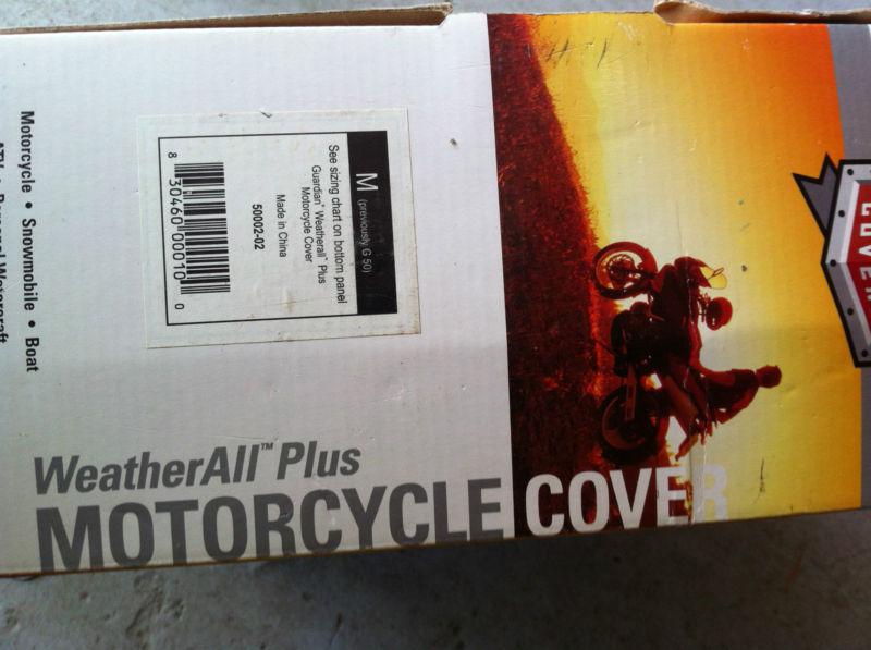 One guardian motercycle cover new in box no 5000-02