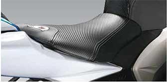 Suzuki oem gel seat carbon vinyl look gsxr 1000 09-11