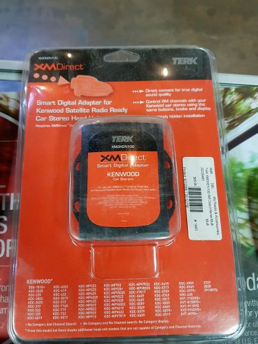 Terk xmdirect xmdken100 smart digital adapter for kenwood xm ready - new