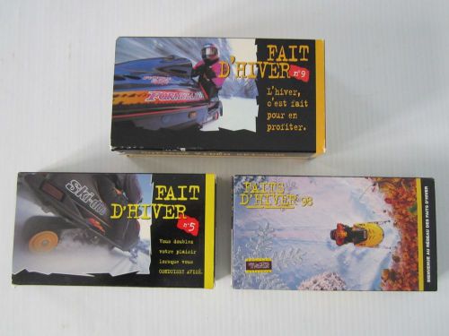 Vintage bombardier ski-doo snowmobile 1997-98 faits d'hiver #5-9 vhs tape