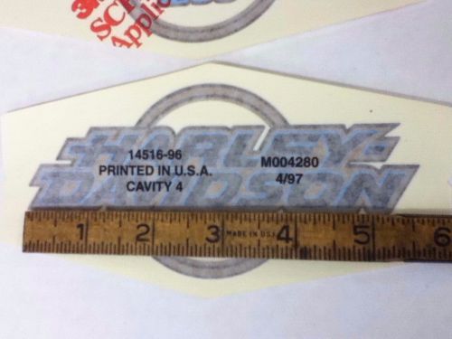 New  harley 14516-96 / 14516-96 fuel tank decal set