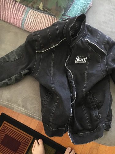 Kart racewear  racing jacket youth size xl safety black go kart racing