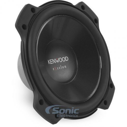 New kenwood kfc-xw100 1300w 10&#034; excelon single 4-ohm car subwoofer car audio sub