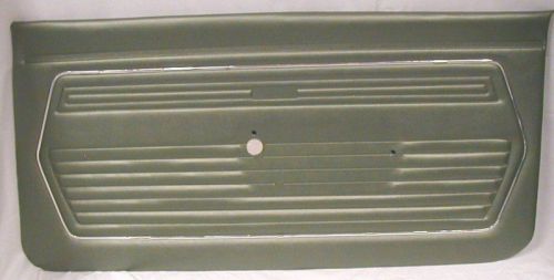 1969 69 camaro front un-assembled door panels pair black  d220 pui
