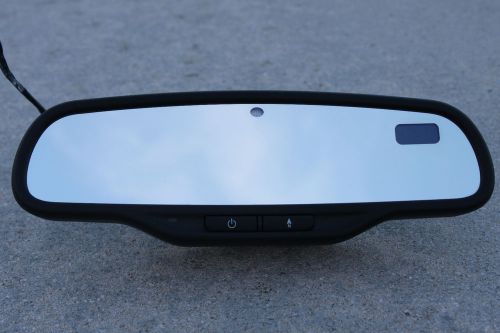 06-08 pontiac torrent - rear view mirror auto dim temp compass oem