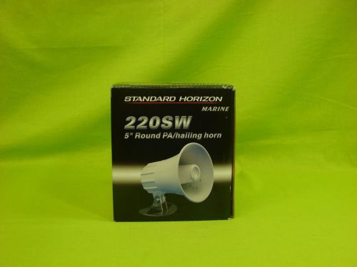Standard horizon marine 220sw 5 inch round pa/hailing horn