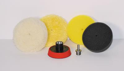 S.m. arnold buffing and polishing pads with 1/4" spindle kit 85-948