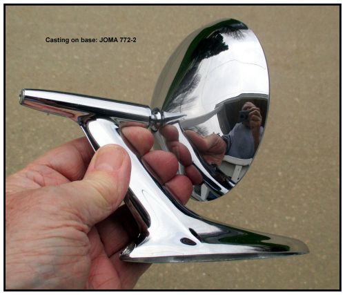 1960s 1970s exterior car door mirror nos perfect joma 772-2 chevy ford ?