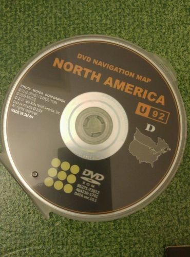 2011 toyota u92 version 10.1 navigation map dvd gps road original