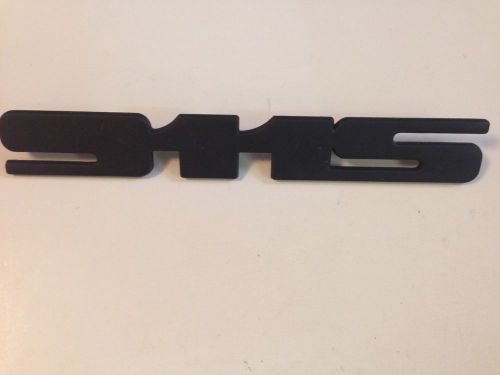 New porsche "911s" emblem black 1976-77 nos oem part # 91155930803