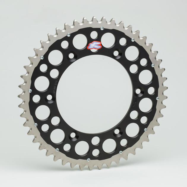 Renthal sprocket twinring 50t 520 steel/alu black fits honda crf250r 2004-2011