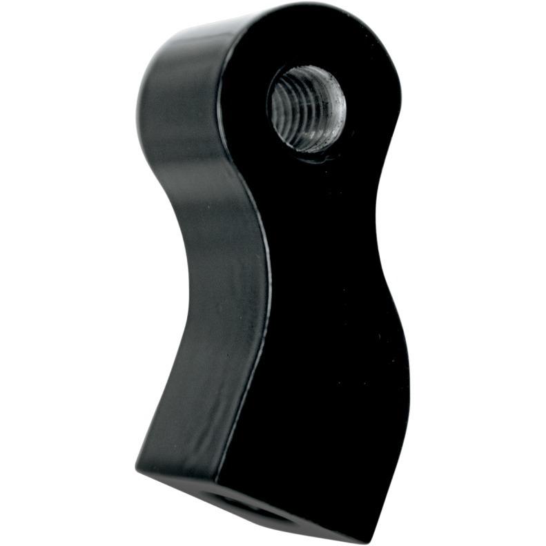 Todds cycle black recessed headlight mount bracket for harley chopper bobbers