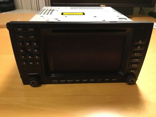 2003 2004 oem porsche cayenne s 7l5035191g pcm2.1 head unit cd/radio/nav - as is