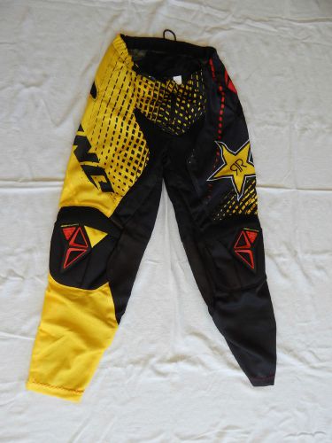 Ama gnc pro rockstar energy motocross motorcycle pants 28