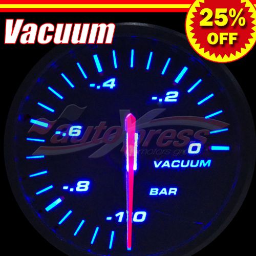 60mm 12v stepper motor gauge blue light slim design racing meter vacuum ratio