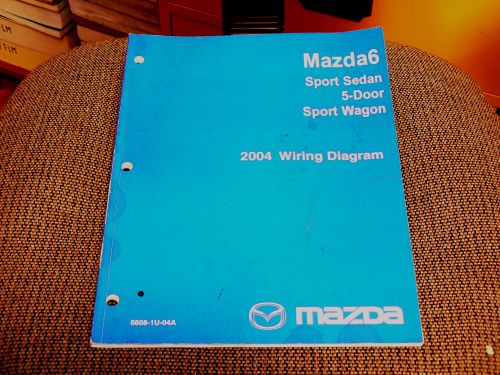 Sell 2004 MAZDA6 Wiring Diagram Manual/ Mazda 6 Sport Wiring Manual