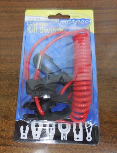 Sell MARPAC 7-0495 KILL SWITCH LANYARD 6 DIFFERENT CLIPS YAMAHA, OMC ...