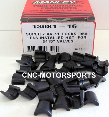 13081-16 manley super 7 degree steel valve locks -.050" conventional groove