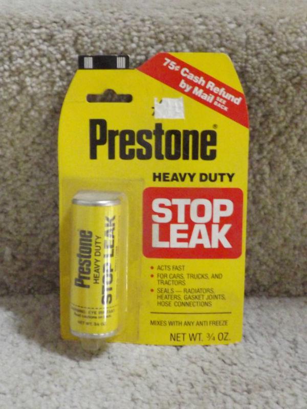 Sell *NEW* NOS PRESTONE HEAVY DUTY STOP LEAK Seals Radiators, Heaters