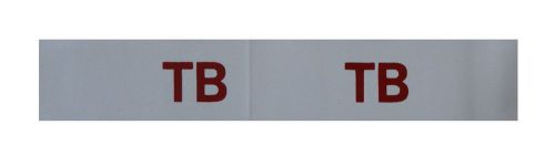 1971 oldsmobile "tb" engine code decal