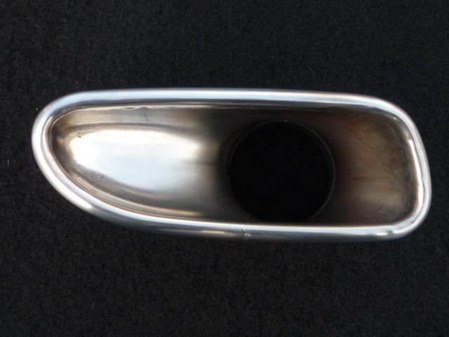 997 turbo & gt2 muffler exit/exhaust tip genuine porsche product 2007-2009 left