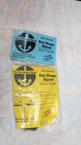 Inflatable black anchoring ball