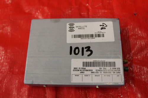 2006 06 chevrolet corvette coupe c6 oem xm satellite radio module unit ls2 #1013