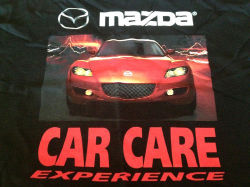 Mazda rx-8 silkscreen x large 100% cotton black men's t-shirt new never worn