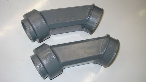 Omc sterndrive exhaust elbows 910163 fits 3.8 v6 stringer engines 1977 models