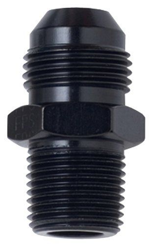Fragola 481606-bl black size (-6) x 1/4" mpt straight adapter fitting