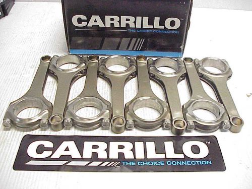 8 carrillo 6.175" tapered beam rods .890" wide-.708" w.p. nascar