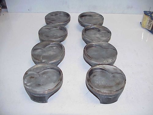 Mahle forged sb2.2 sb chevy pistons 4.1875" bore 1.130" ch- .787 pin jr9 nascar