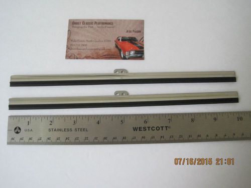 1928 - 1940 model a / custom 10”  stainless steel hook &amp; saddle wiper blades