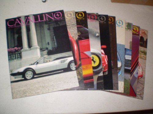 Ferrari cavallino magazine collection #20 -100 250 275 330 365 512 246 dino 355