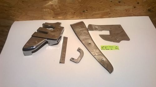 Mercedes w107 450sl left door chrome plateing, kick plate jam striker 350sl 550