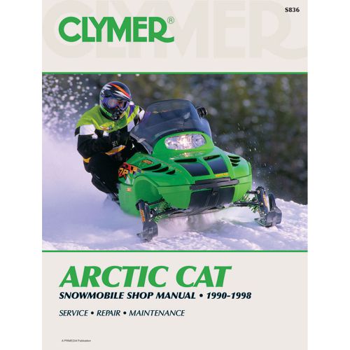New clymer artic cat snowmobile (1990-1998) s836