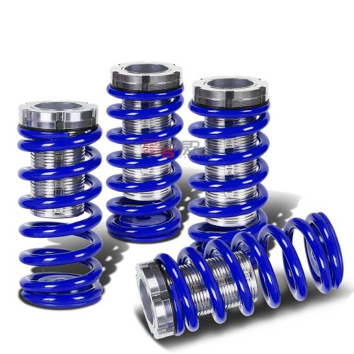 Lowering suspension adjustable coilover+blue coil springs for 98-02 accord cg/cf
