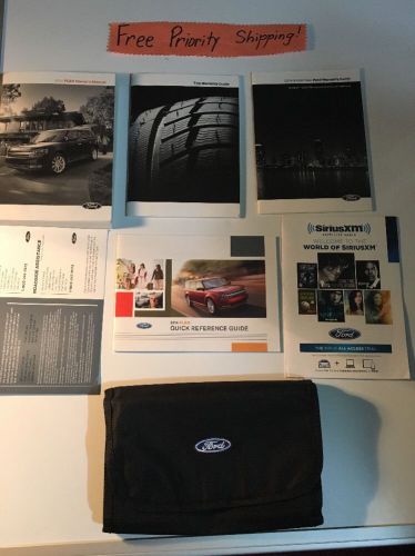 Ford 2014 flex owner manual w/case. #0235 free priority shipping!
