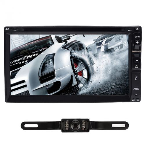 7&#034;2 din touchscreen car dvd mp3 stereo no gps rds radio bluetooth ipod tv+camera