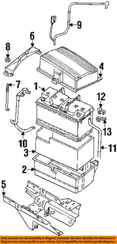 Jaguar oem c2s22082 battery cable positive/battery cable-positive