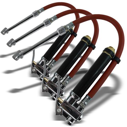 (3) 120psi air tire inflating tool cars & trucks inflator w/gauge automotive