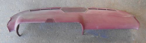 1964 cadillac convertible dash pad red