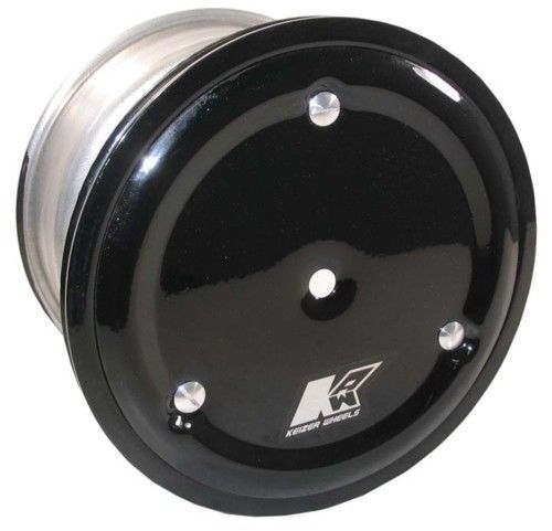 Keizer aluminum wheel,12 bolt direct mount,10x7&#034;,4&#034;,beadlock &amp; mud cover,black