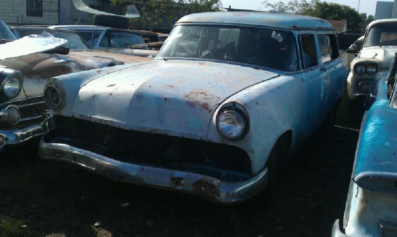 1955 ford 2 door wagon fairlane wagon bumper fender hood trunk trim 1956 55 56